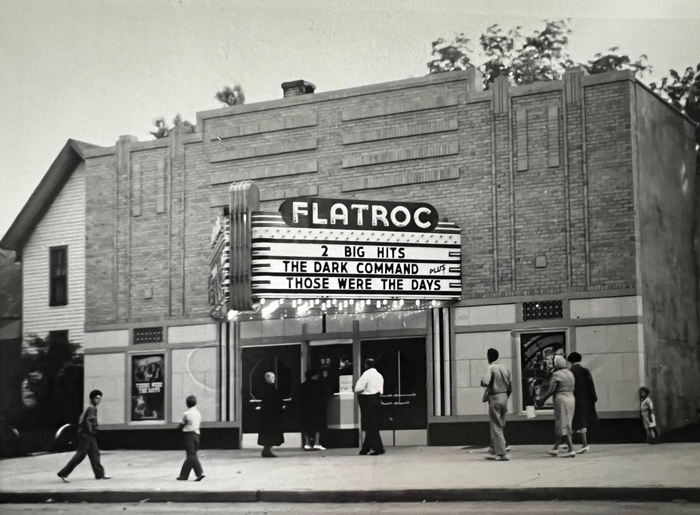 Flat Roc Theatre - Flatroc Theatre Photo By Al Johnson 1940  (newer photo)